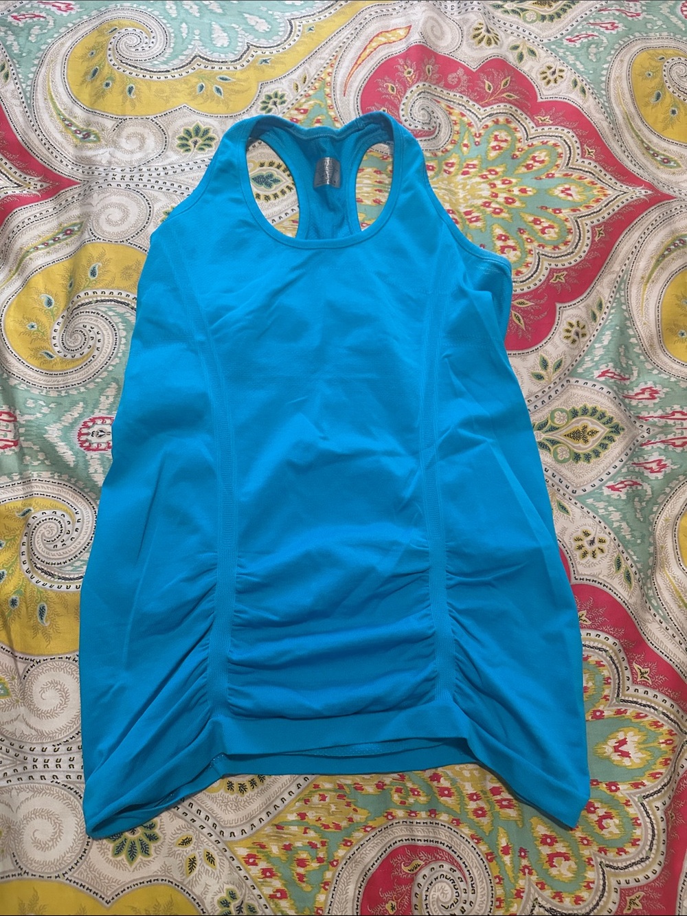 Athleta Turquoise Racerback Tank Top
